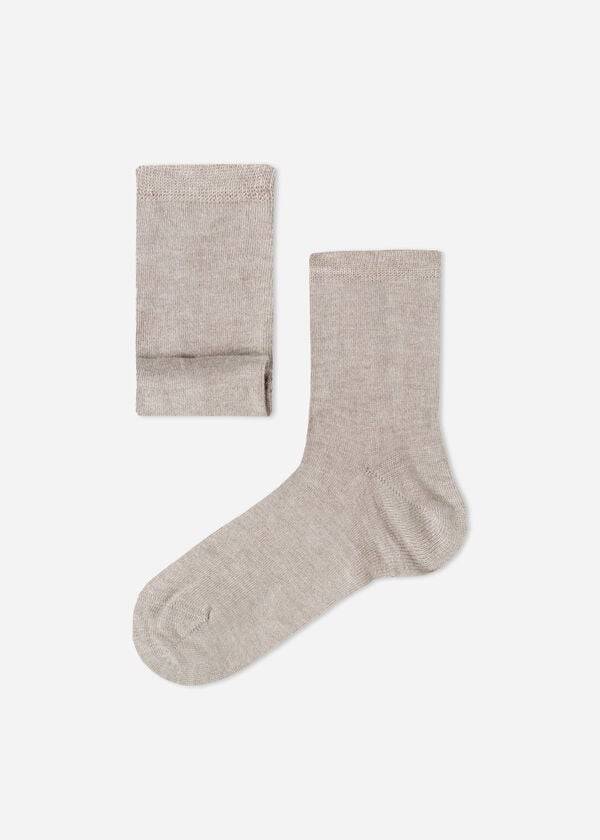 calzedonia cashmere mix korta barnstrumpor beige bruna