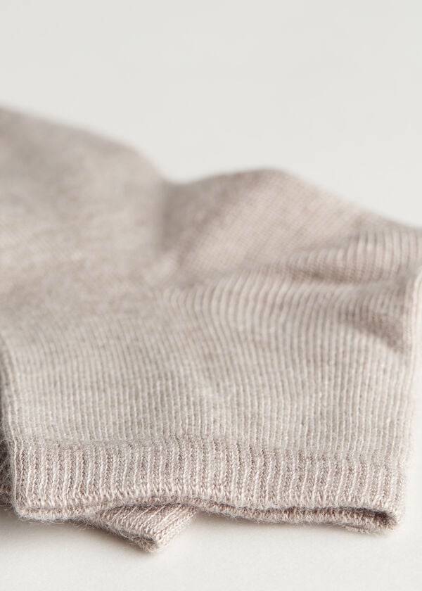 calzedonia cashmere mix korta barnstrumpor beige bruna