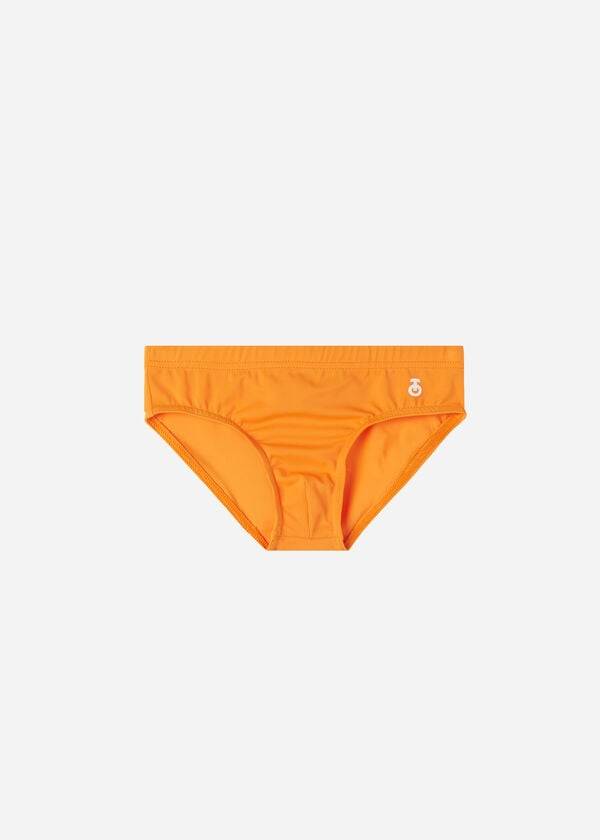 barn calzedonia rio baddräkter orange