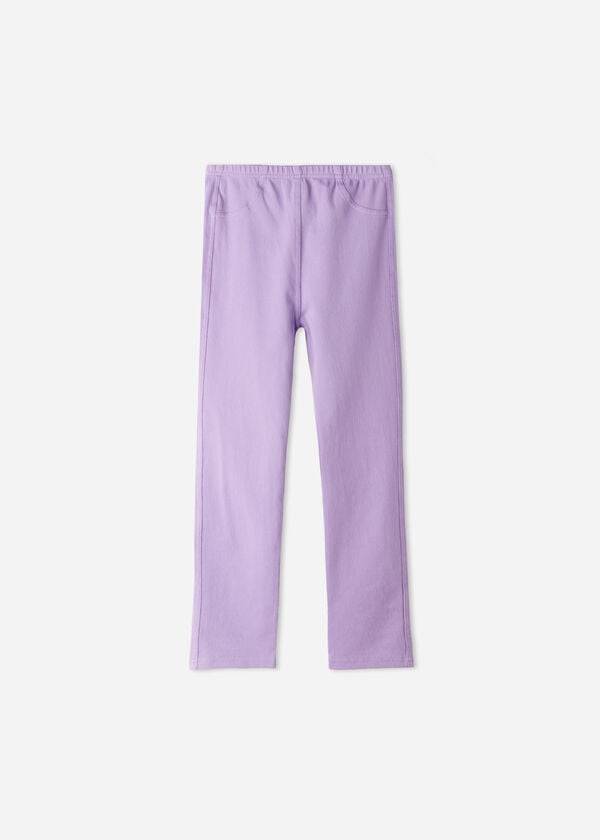 lila calzedonia denim jeggings för barn