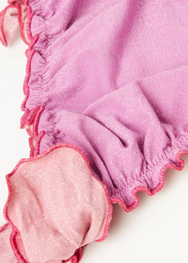 rosa calzedonia lamé bottom lisbona baddräkter för barn
