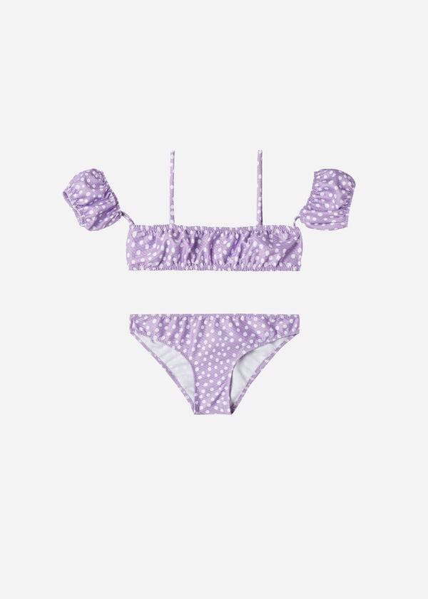 barn calzedonia tvådelade cipro baddräkter lila