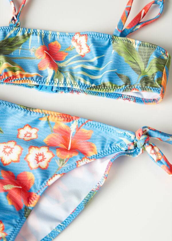 barn calzedonia tvådelade maui baddräkter gröna
