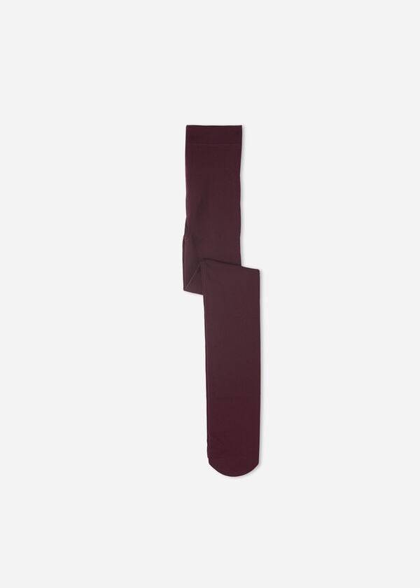 calzedonia termo barnstrumpbyxor vinröda