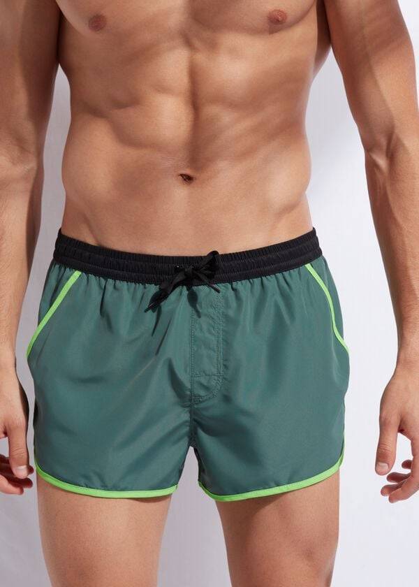 gröna calzedonia venice beach badbyxor för män