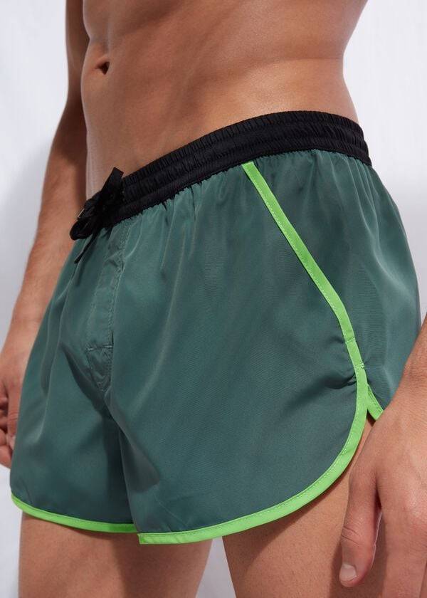 gröna calzedonia venice beach badbyxor för män
