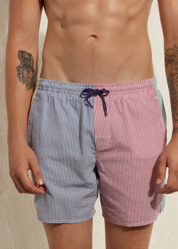 flerfärgade herr calzedonia formentera badbyxor