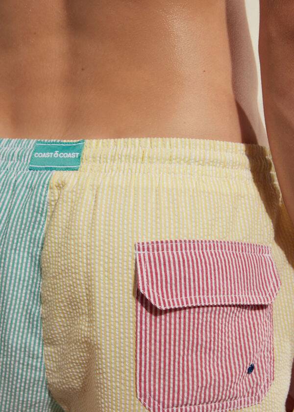 flerfärgade herr calzedonia formentera badbyxor