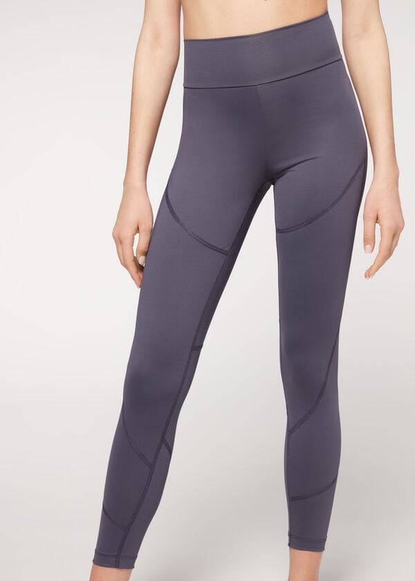 calzedonia performance athletic damleggings marinblå