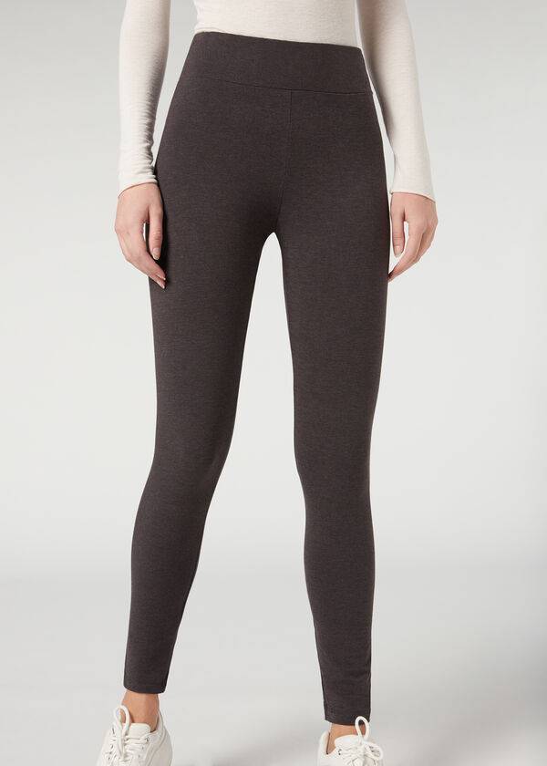 grå calzedonia thermo leggings för kvinnor