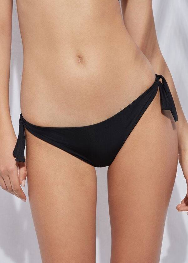 calzedonia bow brazilian indonesia eco dambikinitrosor svart