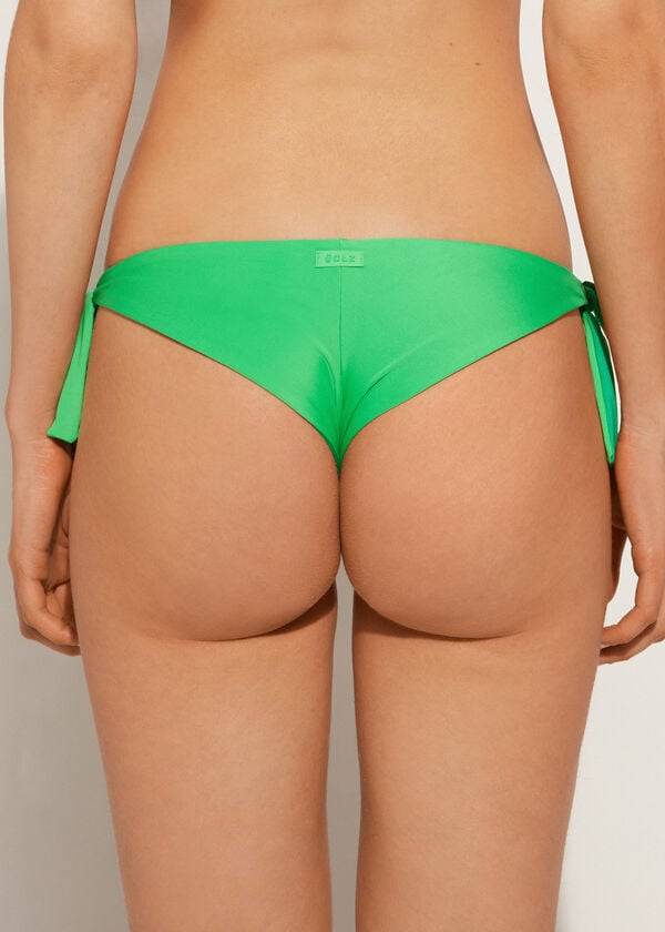 grön calzedonia bow brazilian indonesia eco bikinitros för kvinnor