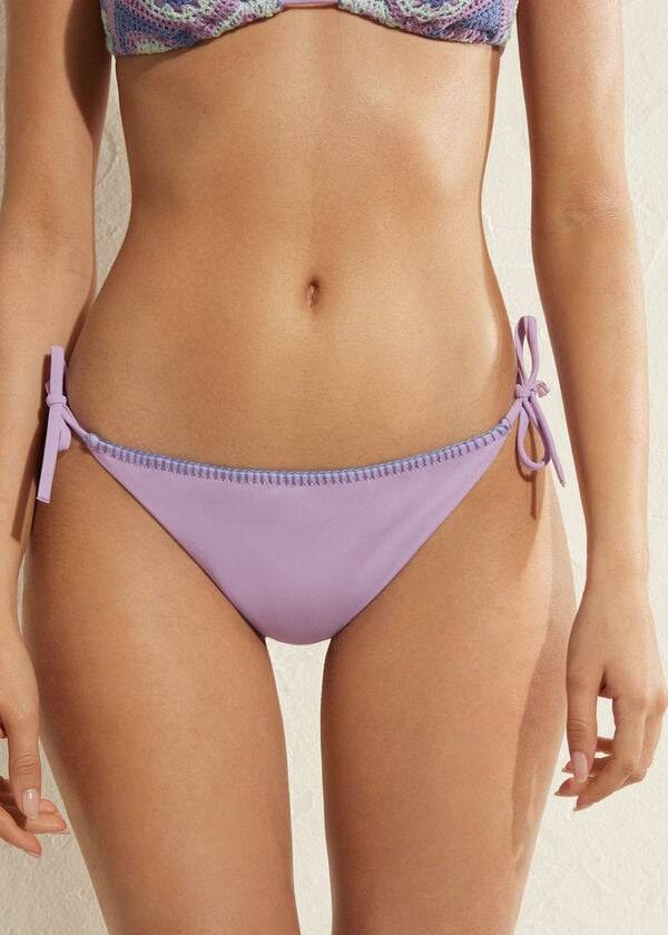 lila calzedonia brasiliansk stringbikinitrosor från tel aviv för kvinnor