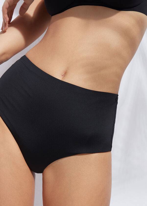 svart calzedonia high shaper waist indonesia eco bikinitrosor för kvinnor
