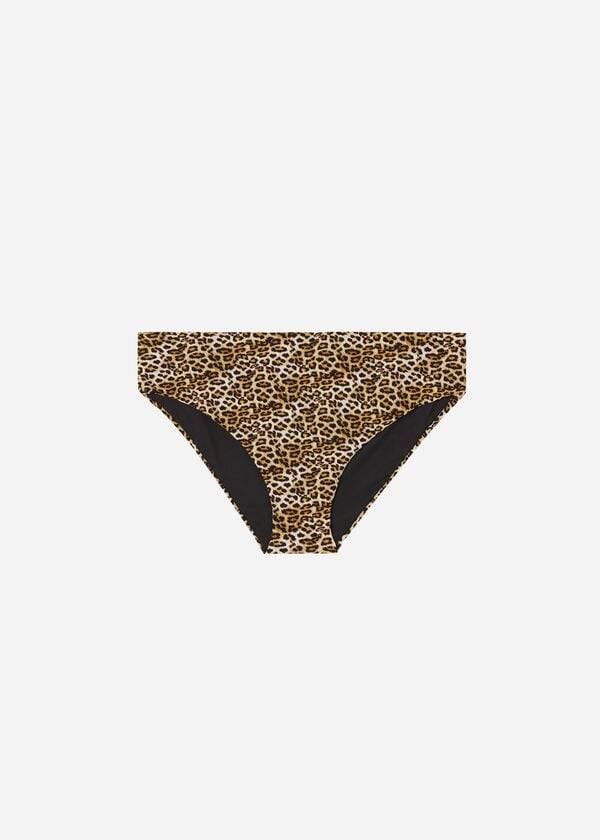 bruna calzedonia malindi bikinitrosor med hög midja för kvinnor