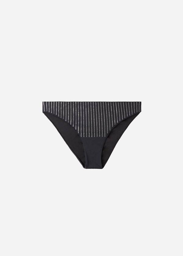 svarta calzedonia strass shanghai bikinitrosor för dam