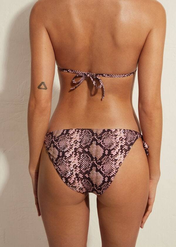 calzedonia sidney bikinitrosor med sidoband rosa för kvinnor