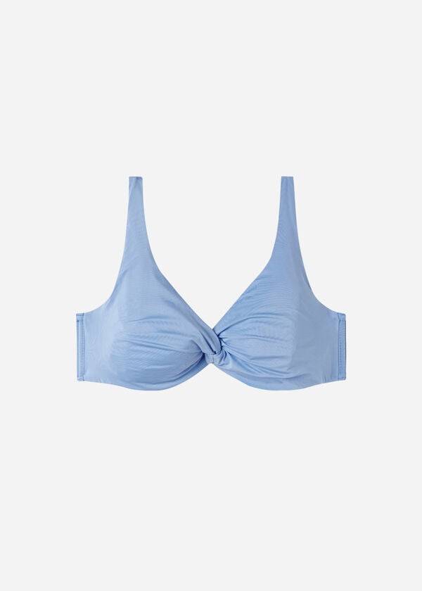 blå calzedonia balconette indonesia eco bikinitoppar för kvinnor