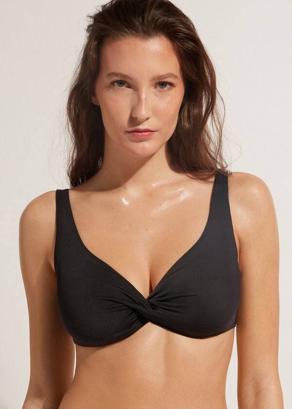 calzedonia balconette indonesia eco cobey bikinitoppar för kvinnor svart