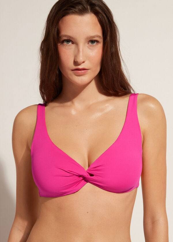 dam calzedonia balconette indonesia eco cobey bikinitoppar rosa