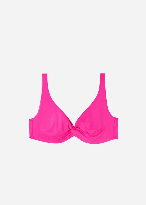 dam calzedonia balconette indonesia eco cobey bikinitoppar rosa