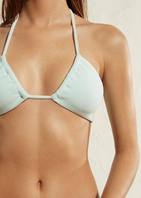 calzedonia dragsko bandeau beverly hills eco dambikiniöverdelar blå