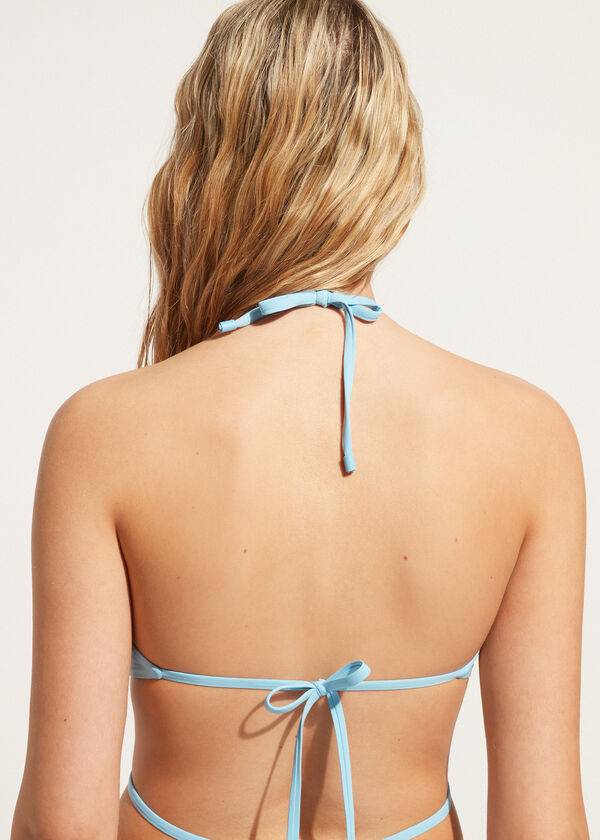 calzedonia dragsko bandeau islamorada bikiniöverdelar blå dam