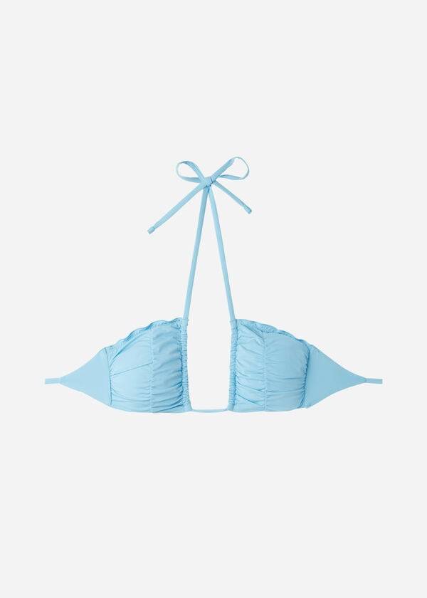 calzedonia dragsko bandeau islamorada bikiniöverdelar blå dam