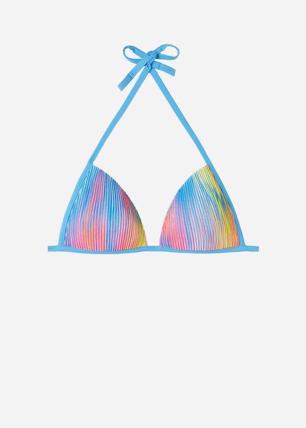 calzedonia graduated vadderad triangle maiorca bikiniöverdel för dam flerfärgad