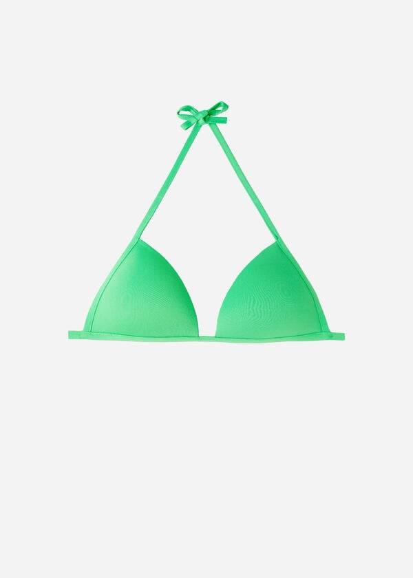 grön calzedonia graduated soft vadderad triangle indonesia bikiniöverdel för dam
