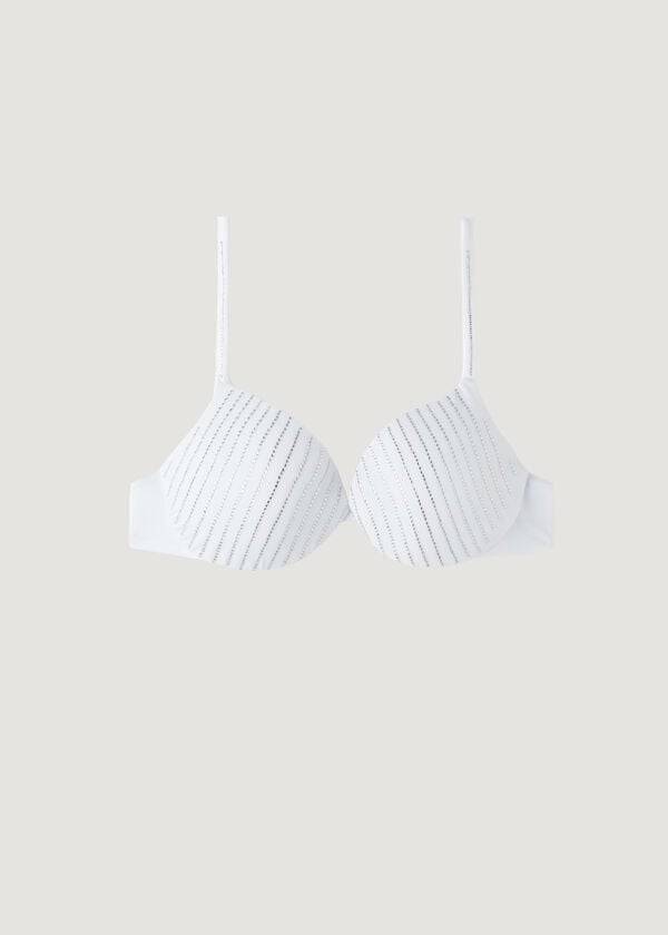 vita calzedonia vadderade push up shanghai bikiniöverdelar för dam
