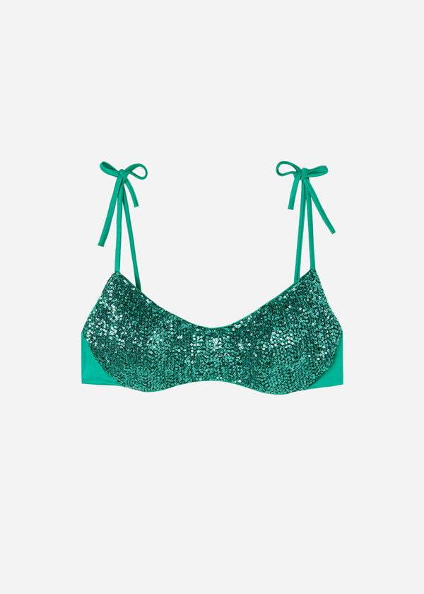 calzedonia vadderade tanktoppar cannes dam grön