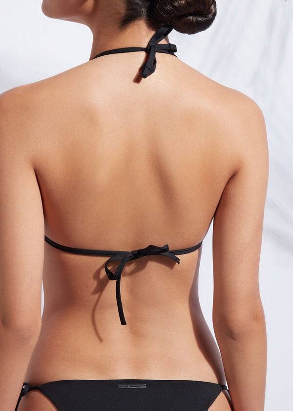 calzedonia vadderad triangel indonesia dambikiniöverdel svart