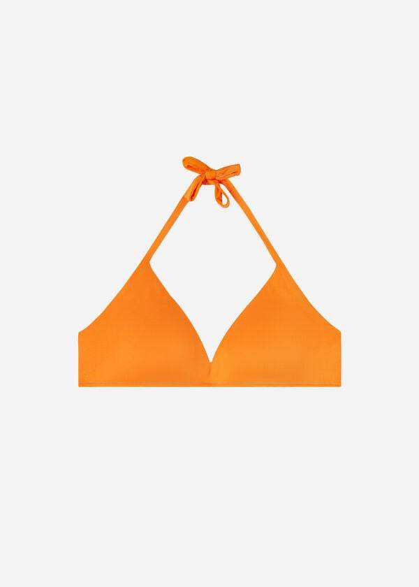 orange calzedonia vadderad triangel indonesia eco bikinitoppar för kvinnor