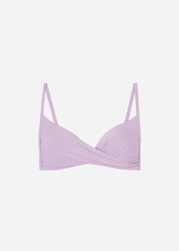calzedonia vadderad triangel indonesien eco bikinitoppar för kvinnor lila