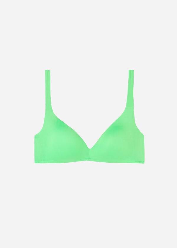 calzedonia vadderad triangel indonesien eco rosa bikinitoppar för kvinnor mint