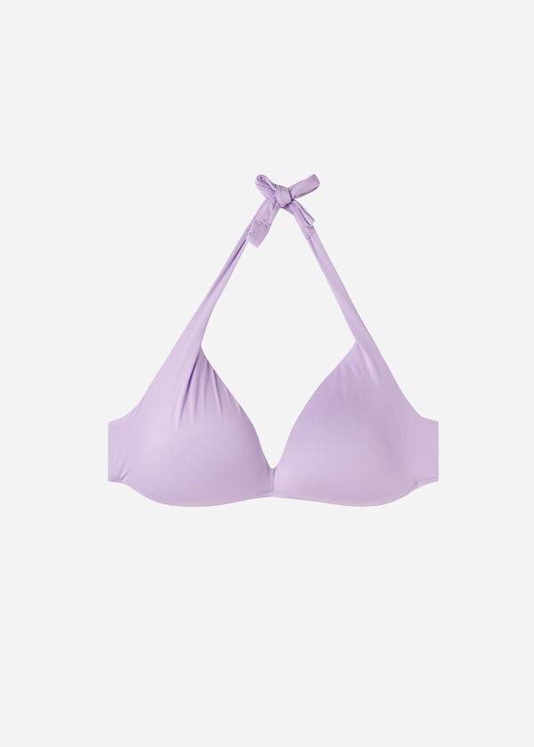 calzedonia vadderad triangel indonesien eco strass bikinitoppar för kvinnor lila
