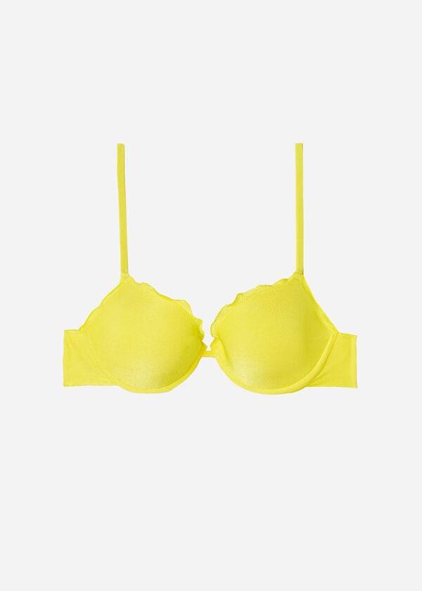 gula calzedonia push up formentera dambikiniöverdelar