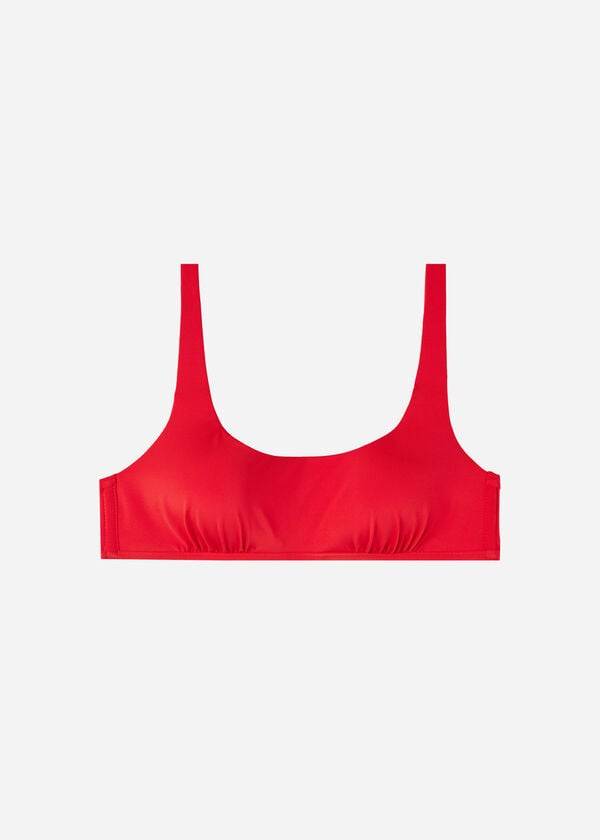 calzedonia tank style indonesia eco dambikiniöverdelar röda