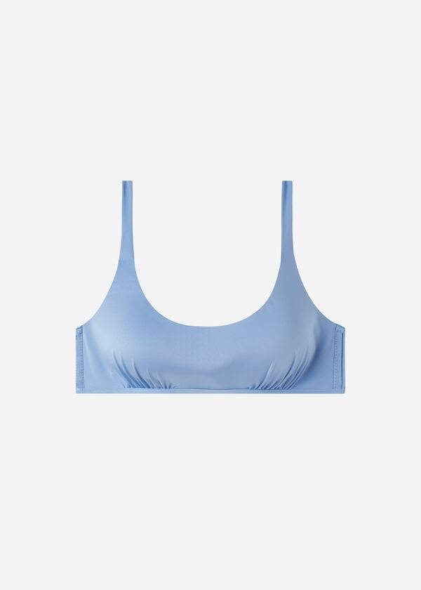 calzedonia tank style indonesia eco bikinitoppar för kvinnor blå