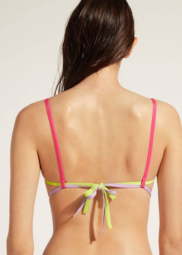 calzedonia tank tokyo eco bikinitoppar orange för kvinnor