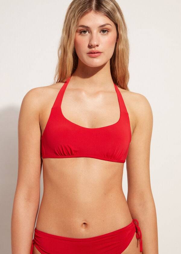 calzedonia tank-style indonesia bikinitoppar röda för kvinnor