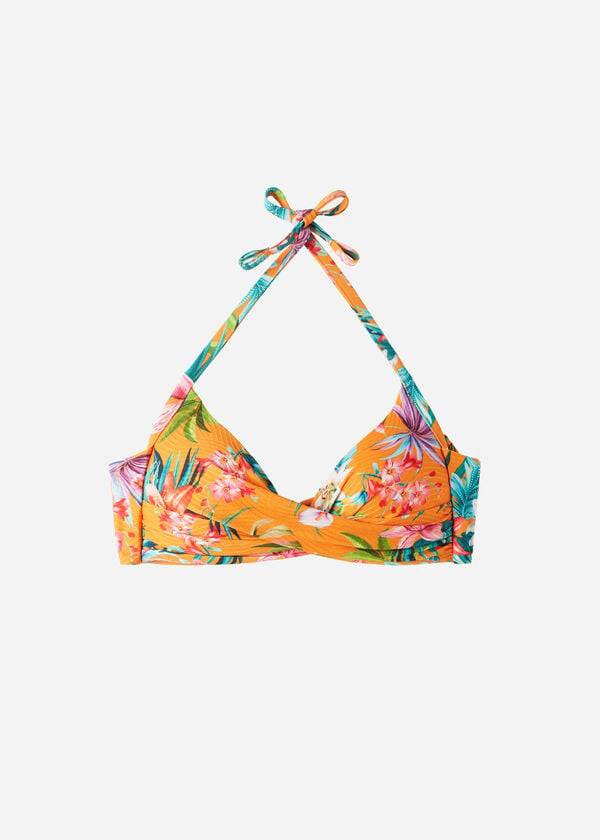orange calzedonia triangle rio eco bikinitoppar för kvinnor