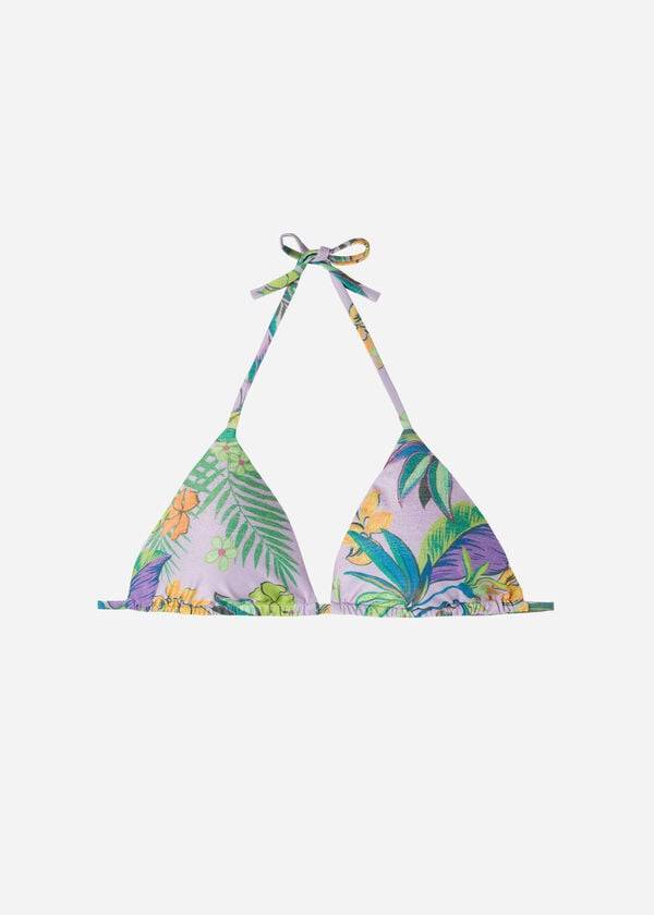 calzedonia triangle string brasilia bikiniöverdelar lila för dam