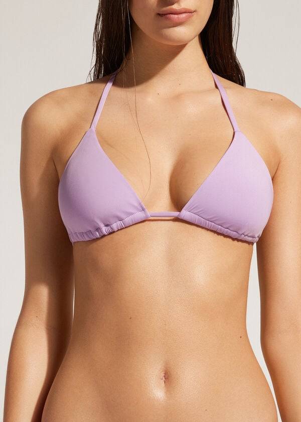 calzedonia triangle string indonesia eco bikinitoppar för kvinnor lila