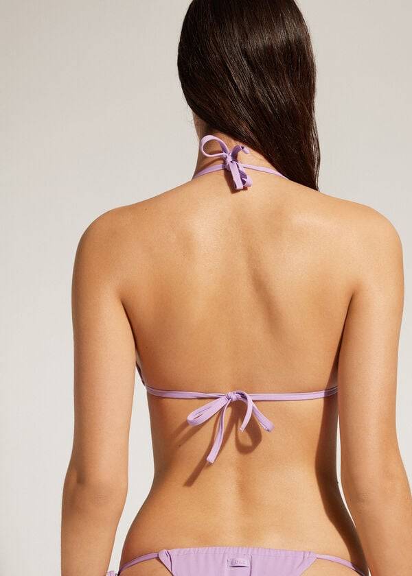calzedonia triangle string indonesia eco bikinitoppar för kvinnor lila