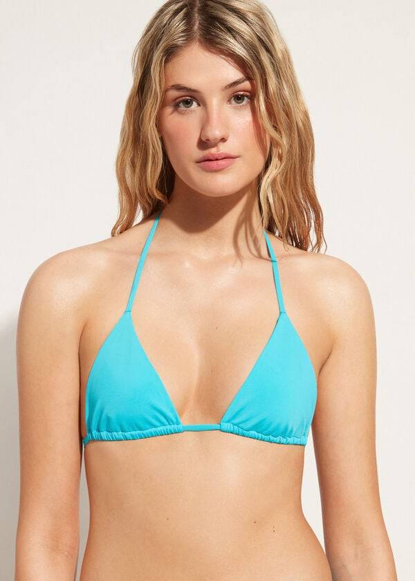 calzedonia triangle string indonesia eco rosa bikinitröjor för kvinnor turkos