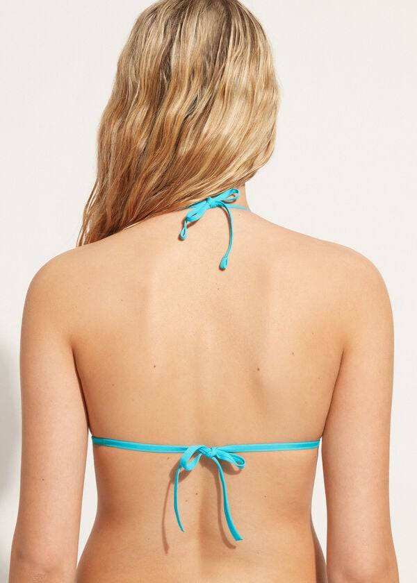 calzedonia triangle string indonesia eco rosa bikinitröjor för kvinnor turkos