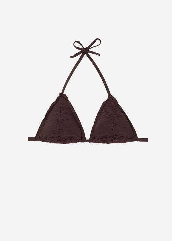 calzedonia triangle string islamorada bikiniöverdelar kaffefärgade för dam