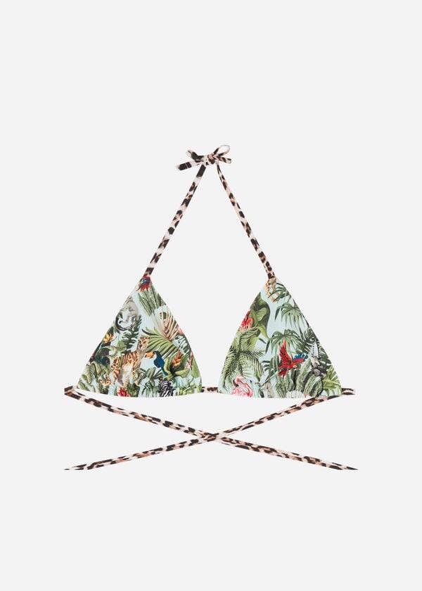 gröna calzedonia triangle string nairobi eco bikinitoppar för kvinnor